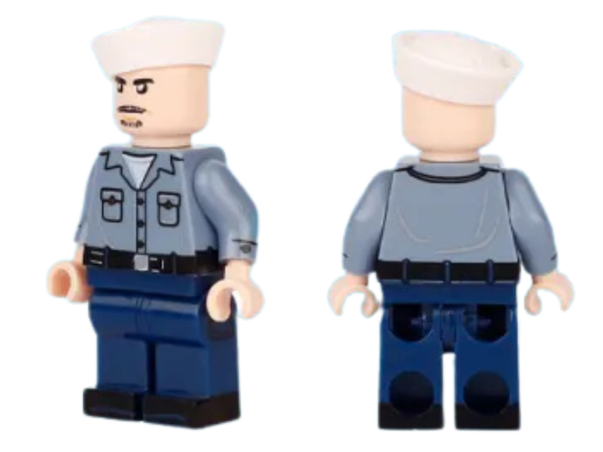 WWII - U.S. Navy Sailor In Dungarees - Mil-Blox