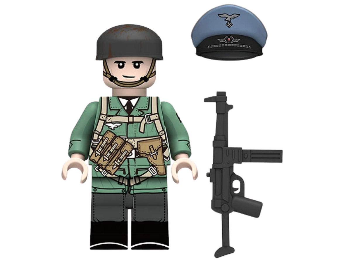 WWII - German Luftwaffe - 4 Man Squad - Mil-Blox