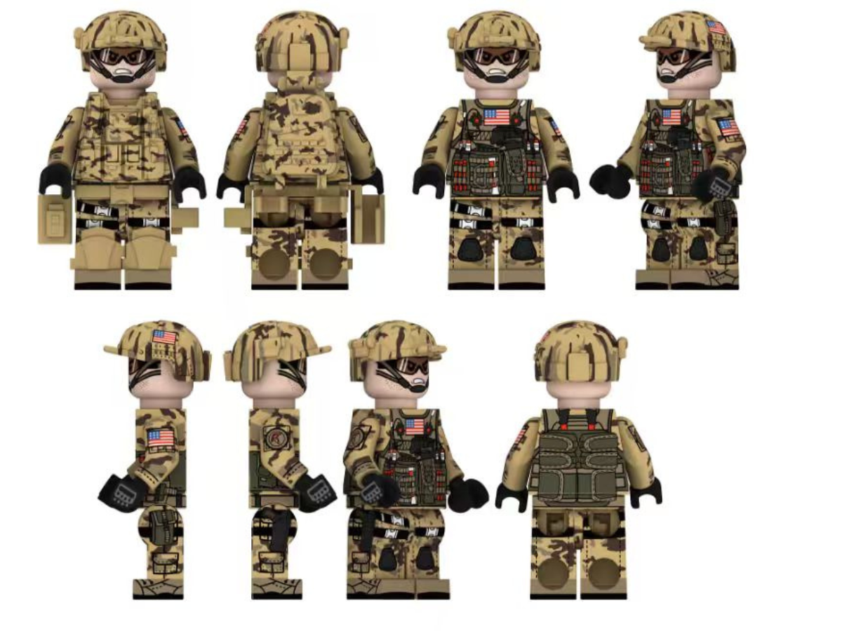 U.S. Army 5 Man Desert Team - Mil-Blox