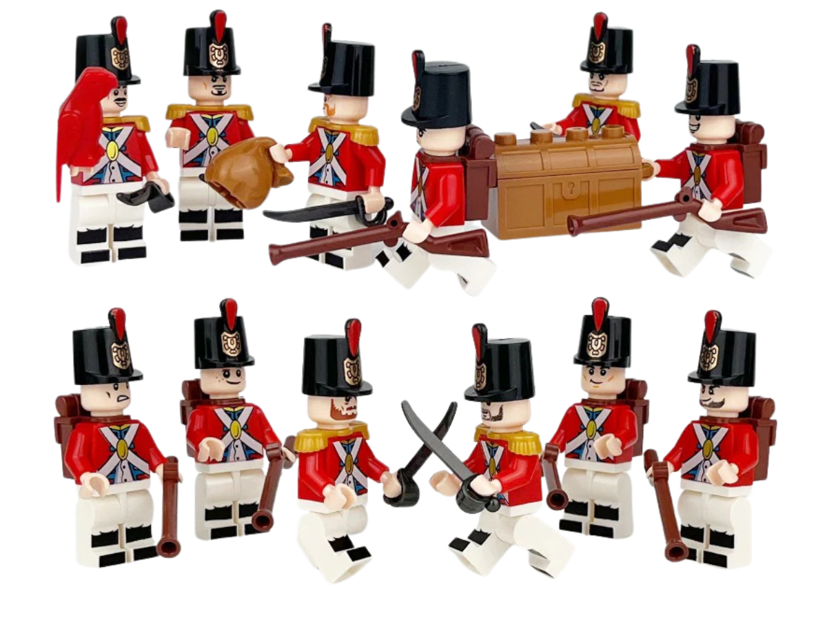War of 1812 - Napoleonic British Army - 12 Man Squad - Mil-Blox