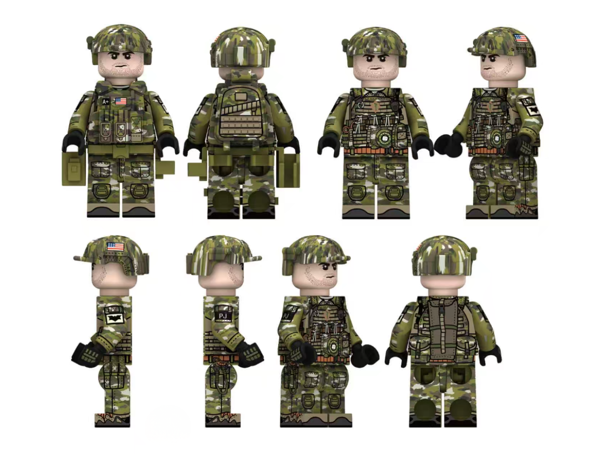 U.S. Air Force Pararescuemen PJ 5 Man Squad - Mil-Blox