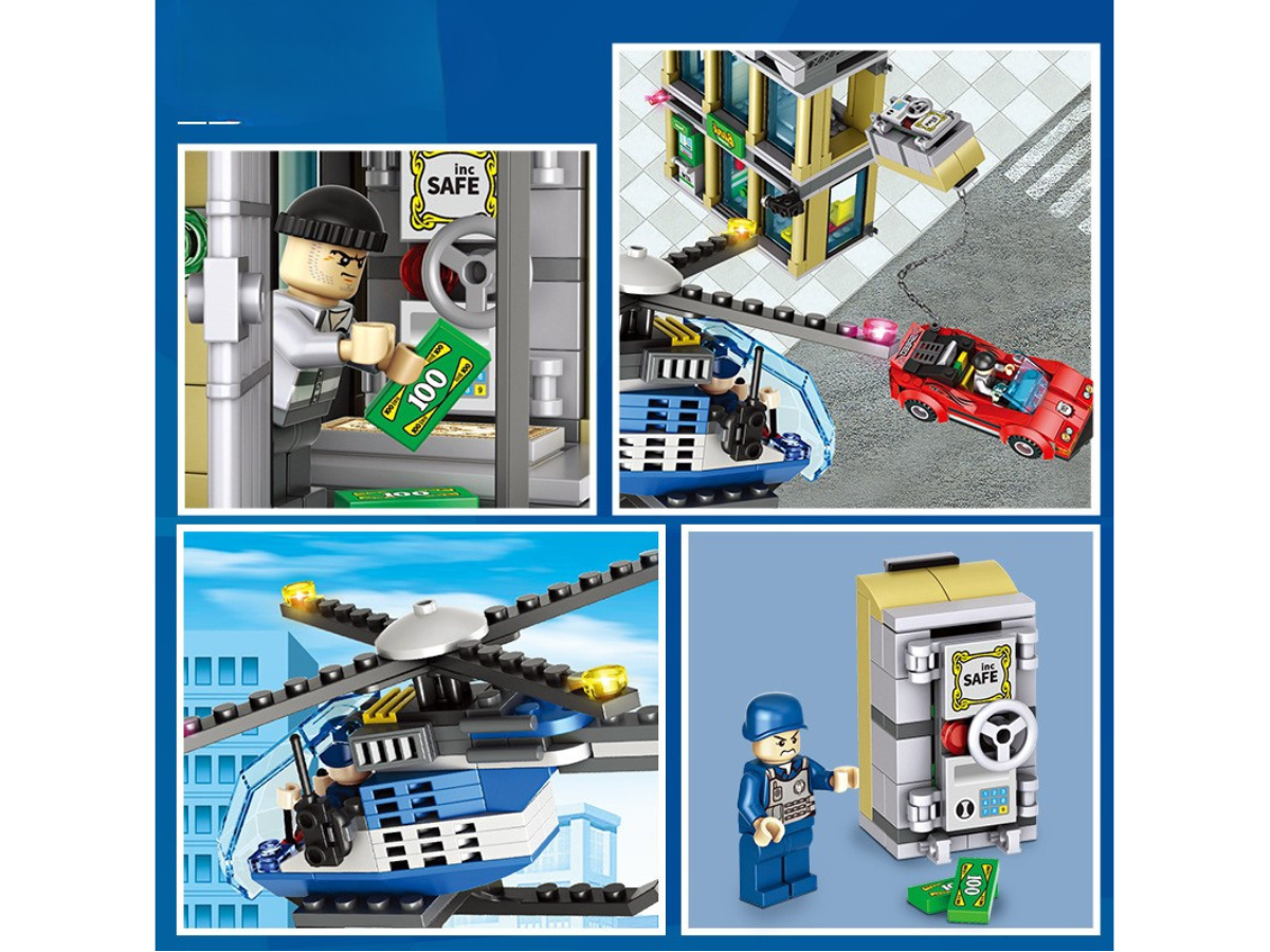 Police Bank Robbery Set - Mil-Blox