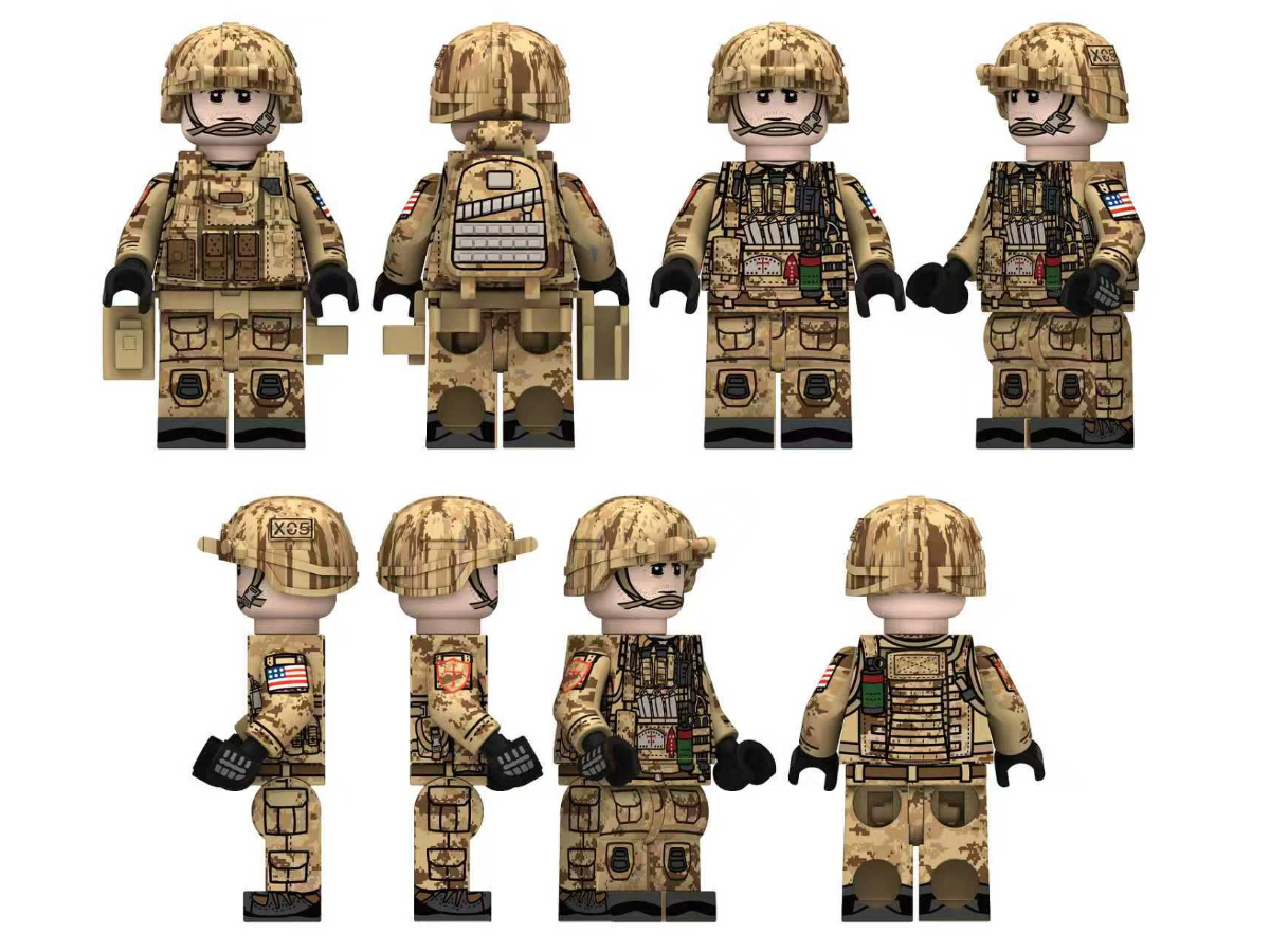 U.S. Army Special Forces 5 Man Squad - Mil-Blox