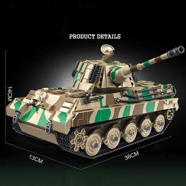 WWII - Remote Controlled German King Tiger Tank - Legendary Series - Mil-Blox - Mil-Blox