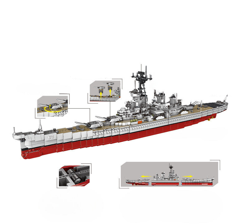 WWII - U.S.S. Missouri Battleship - Legendary Series - Mil-Blox - Mil-Blox