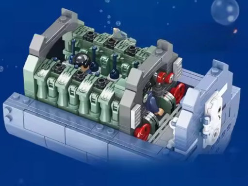 WWII - German Type VIIC U-Boat Submarine - Legendary Series - Mil-Blox - Mil-Blox