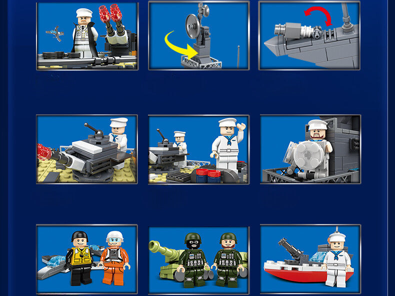 Valor Guard Battleship - Legendary Series - Mil-Blox - Mil-Blox