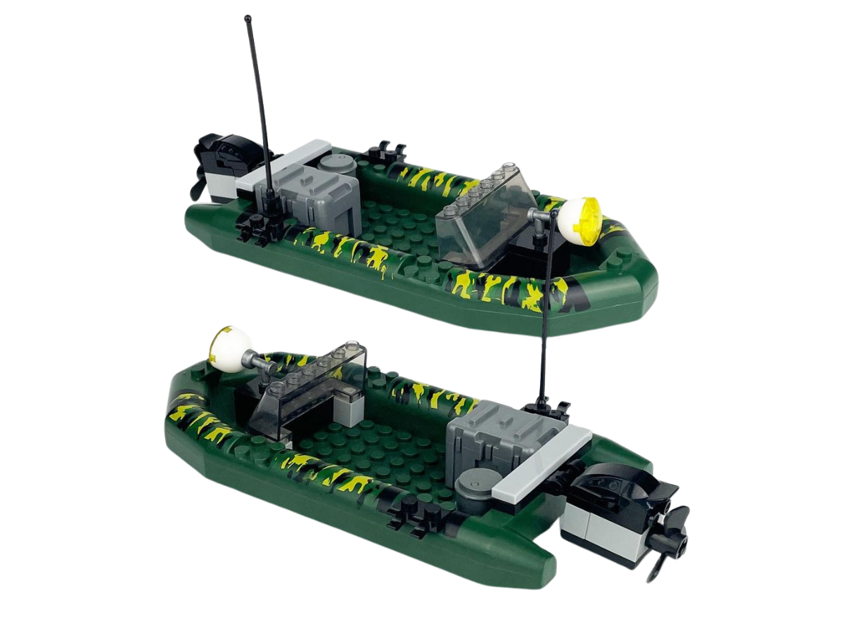 Seal Team With RHIB Landing Boat - Mil-Blox - Mil-Blox