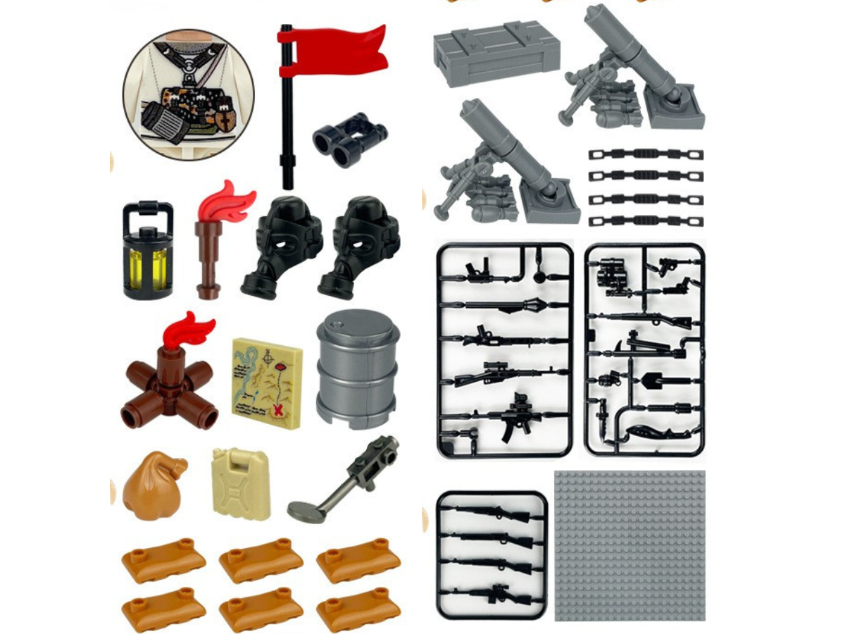 WWII - German Snow Platoon - 24 Man - Mil-Blox