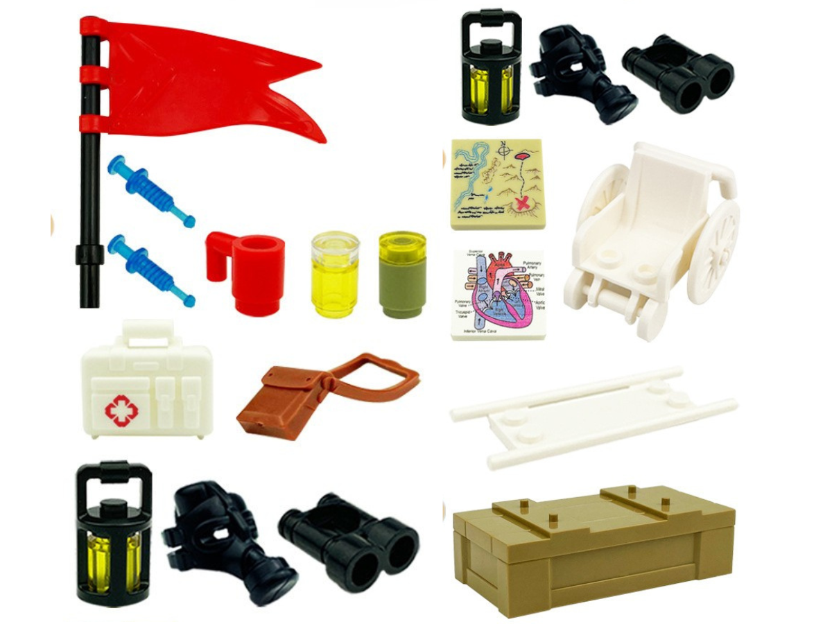 WWII - German Field Hospital Staff - 12 Man - Mil-Blox