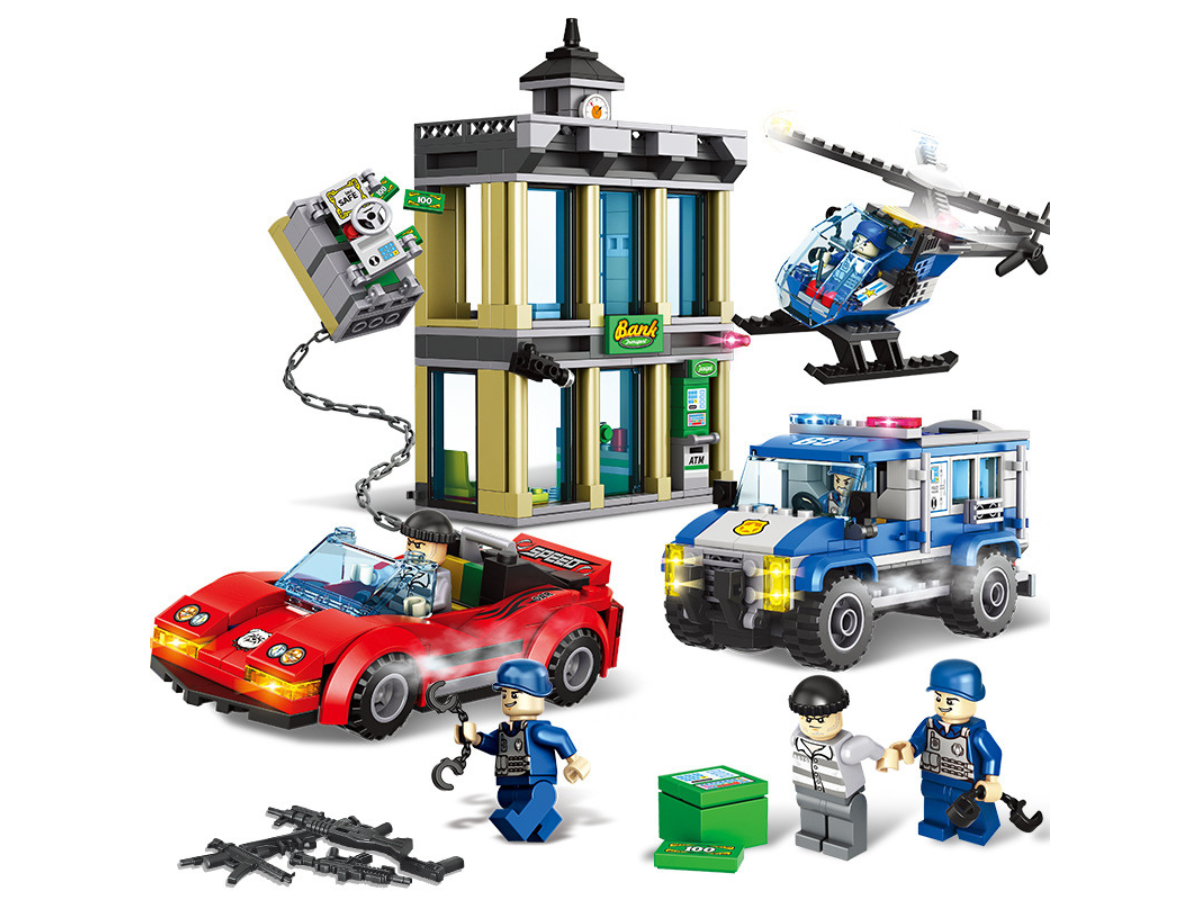 Police Bank Robbery Set - Mil-Blox