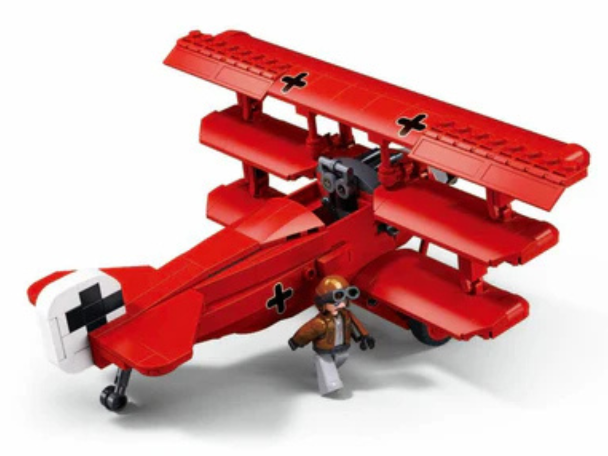 WWI - German Fokker DR-1S Red Baron Fighter - Mil-Blox - Mil-Blox