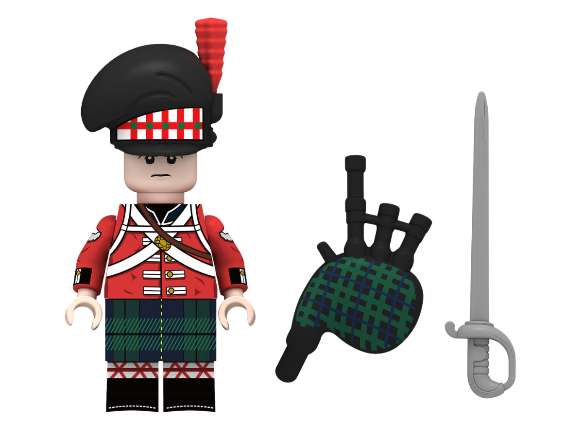 British Scottish Bagpiper - Mil-Blox