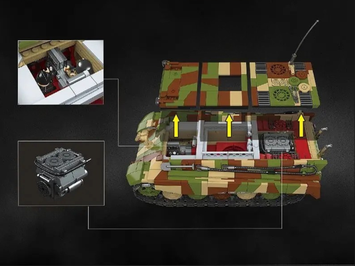 LIMITED EDITION - WWII - German Tiger II Tank - Mil-Blox