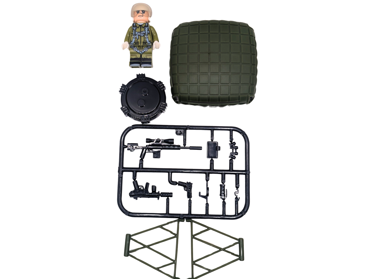 Air Force Pilot With Parachute - Mil-Blox - Mil-Blox