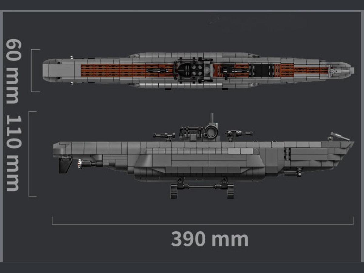 WWII - German U-Boat - Mil-Blox