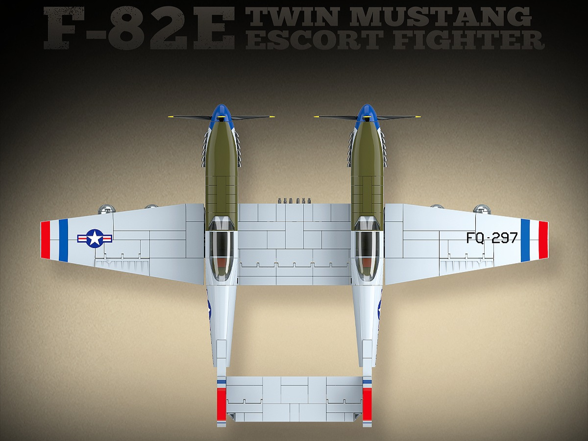 WWII -  F-82E Twin Mustang - Mil-Blox