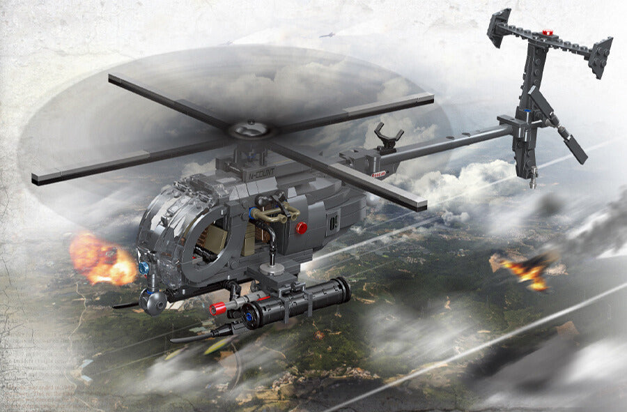 MH-6 Little Bird Helicopter - Mil-Blox - Mil-Blox
