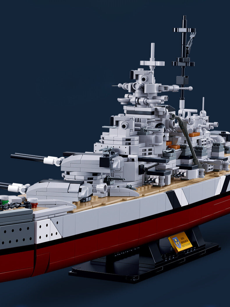 WWII - KMS Bismark Battleship - Legendary Series - Mil-Blox - Mil-Blox