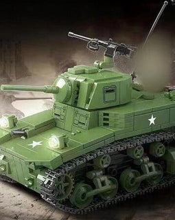 WWII - M3A1 - Stuart Light Tank - Mil-Blox