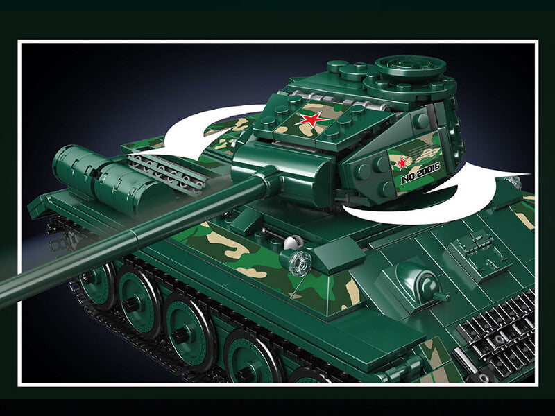 WWII - Remote Controlled Russian T-34 Tank - Mil-Blox - Mil-Blox