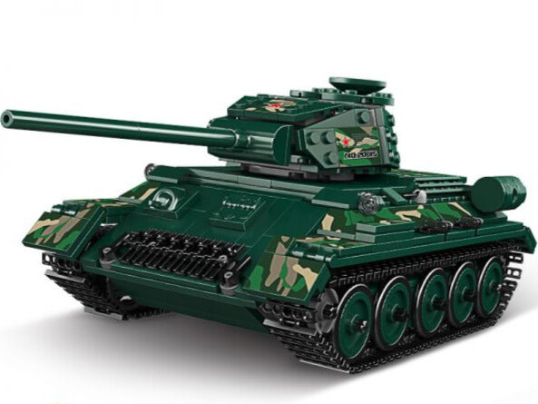 WWII - Remote Controlled Russian T-34 Tank - Mil-Blox - Mil-Blox