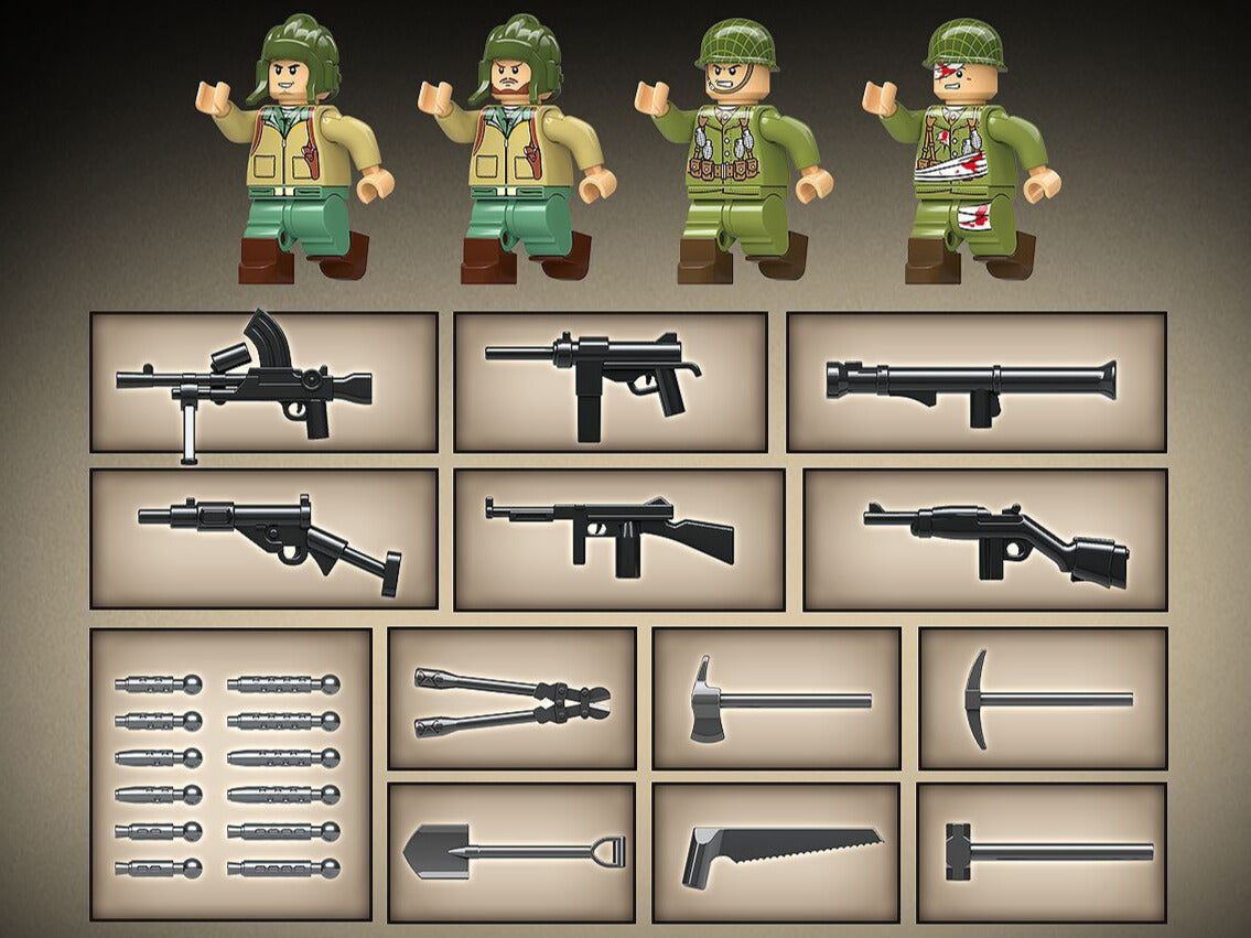 WWII - U.S. M4A3 Sherman Tank - Mil-Blox - Mil-Blox