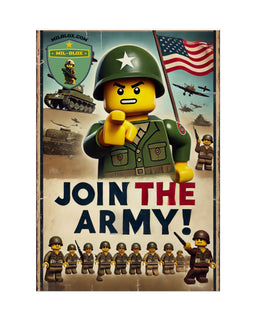 Mil-Blox WWII Join The Army Poster