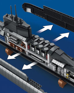 Sturgeon Class Nuclear Attack Submarine - Legendary Series - Mil-Blox - Mil-Blox