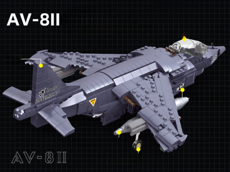 AV-8II Harrier Jet - Mil-Blox - Mil-Blox