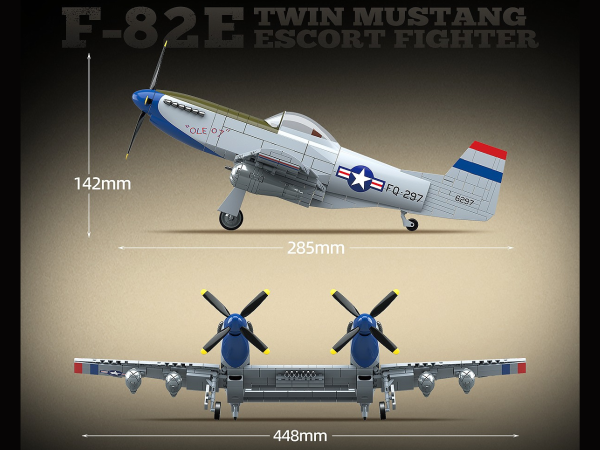 WWII -  F-82E Twin Mustang - Mil-Blox