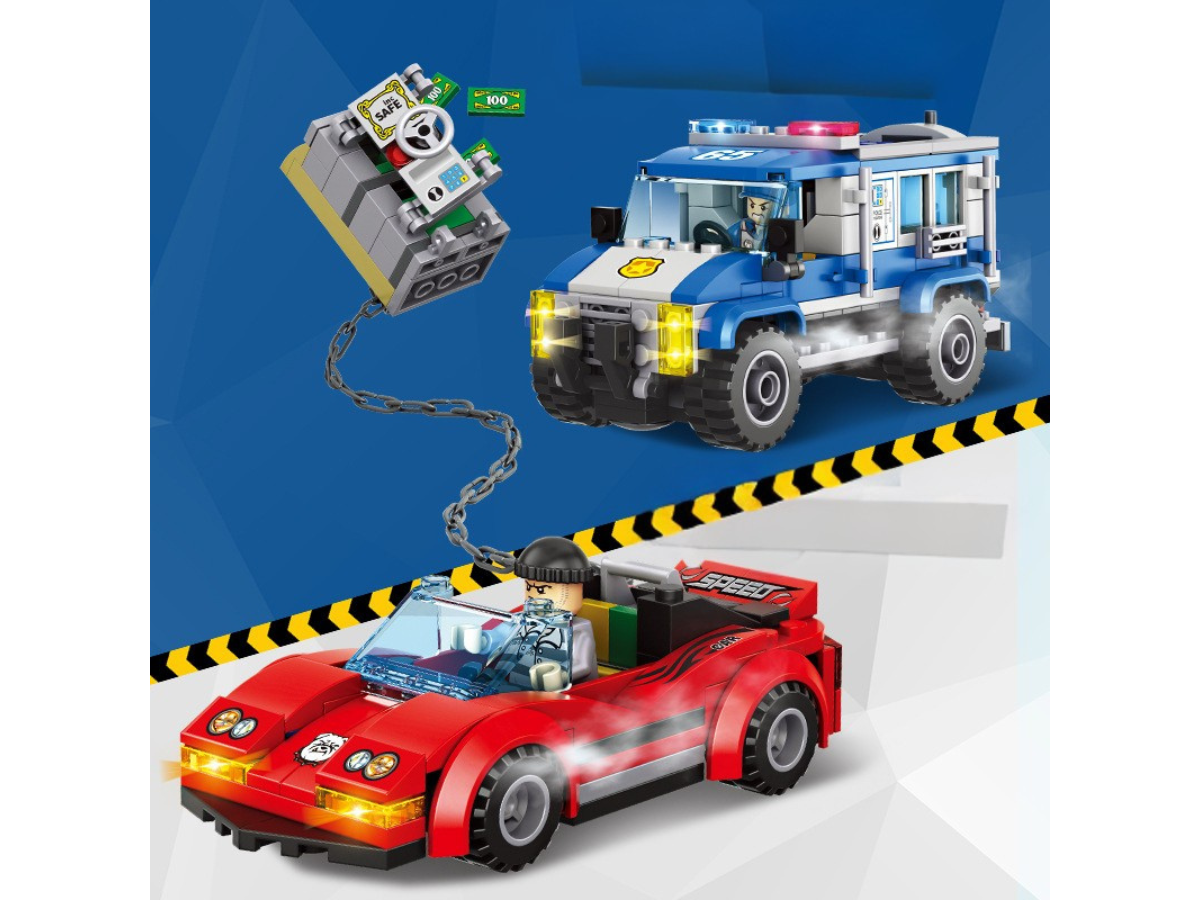Police Bank Robbery Set - Mil-Blox