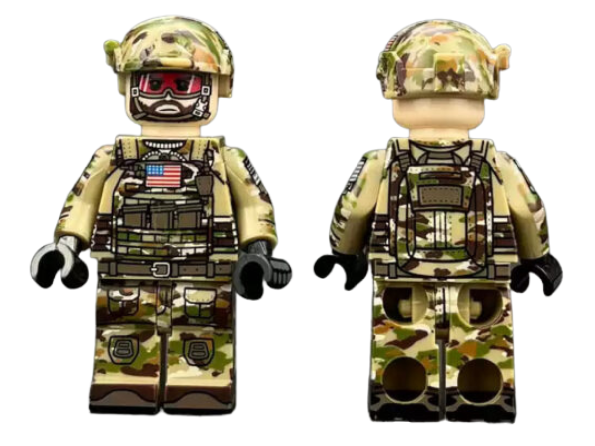 Navy Seal 5 Man Desert Team - Mil-Blox