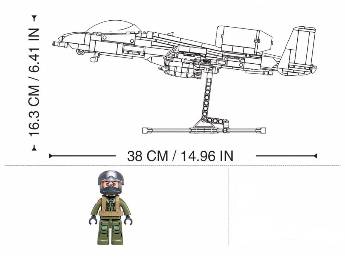 A-10 Shark Grin Warthog - Mil-Blox