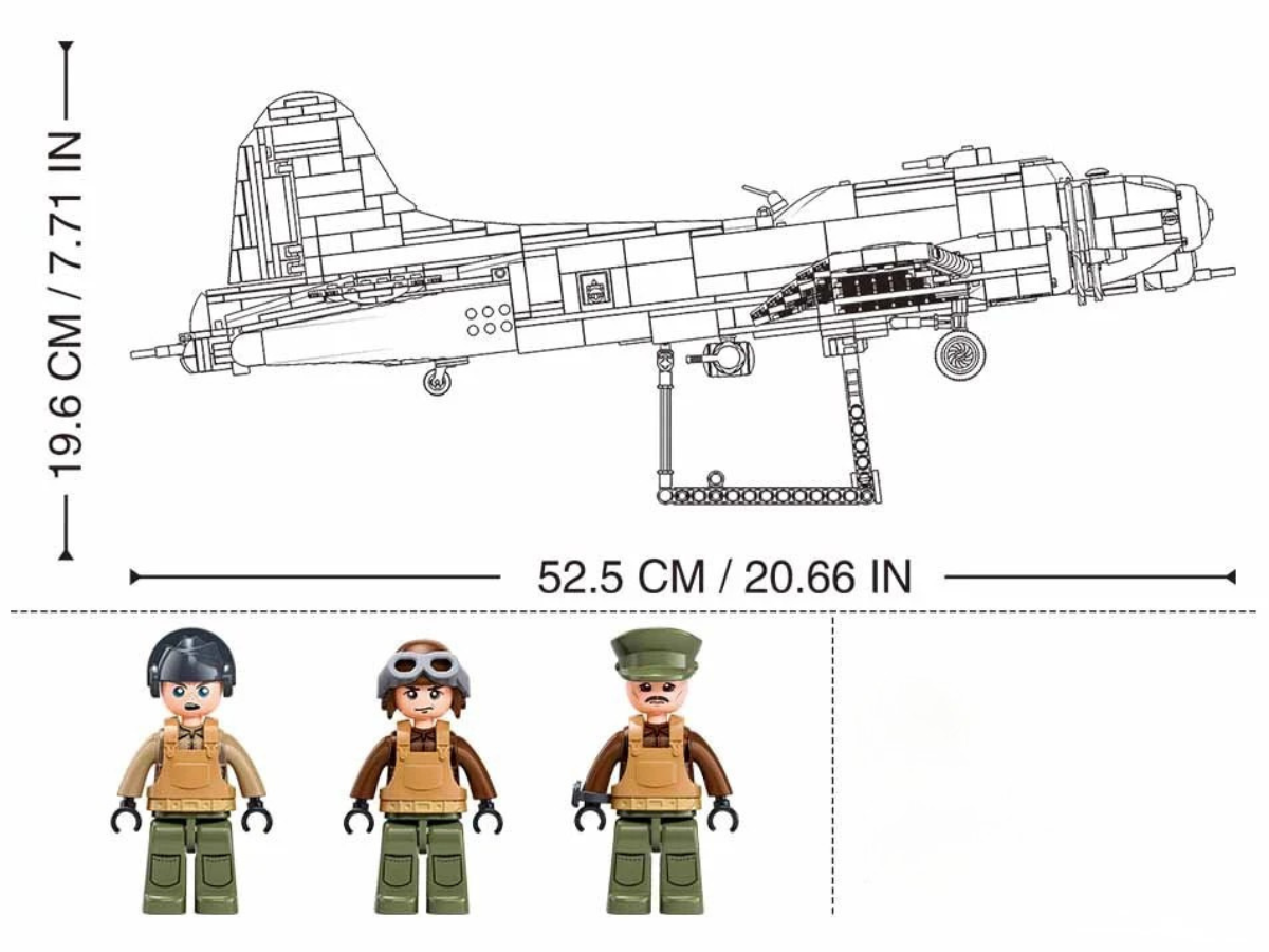 WWII - B-17 Flying Fortress - Mil-Blox