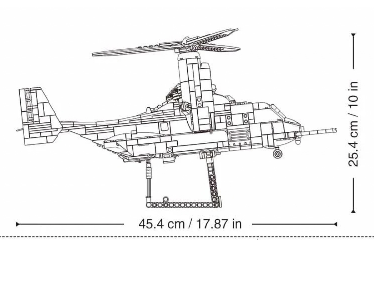 MV-22 Marine Osprey - Mil-Blox