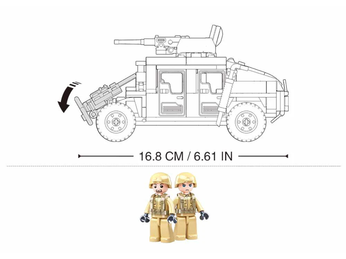 Convoy Humvee - Mil-Blox - Mil-Blox