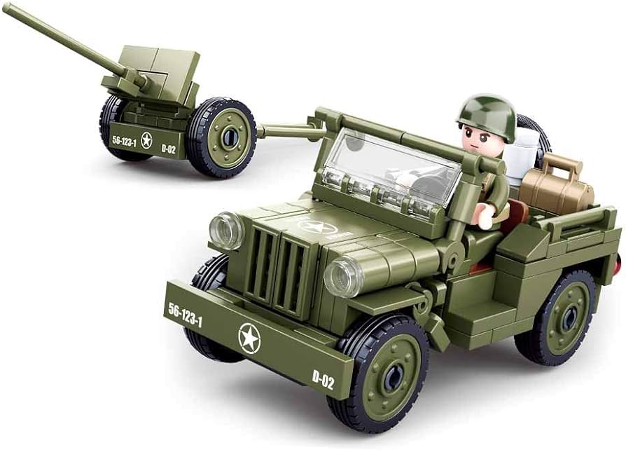 WWII - U.S. Army M38 Jeep - Mil-Blox - Mil-Blox