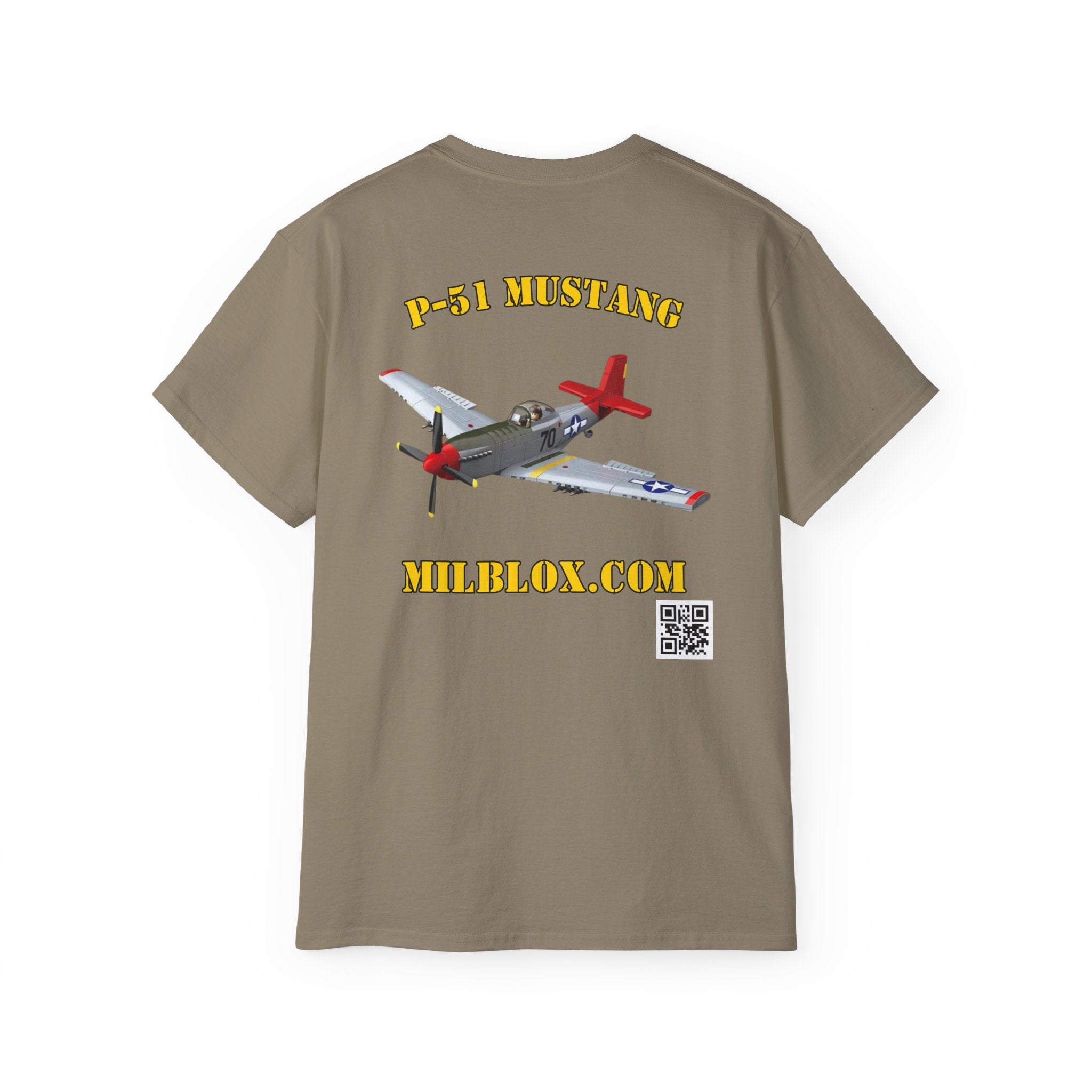 Mil-Blox - P-51 Mustang - Unisex Ultra Cotton Tee - Mil-Blox