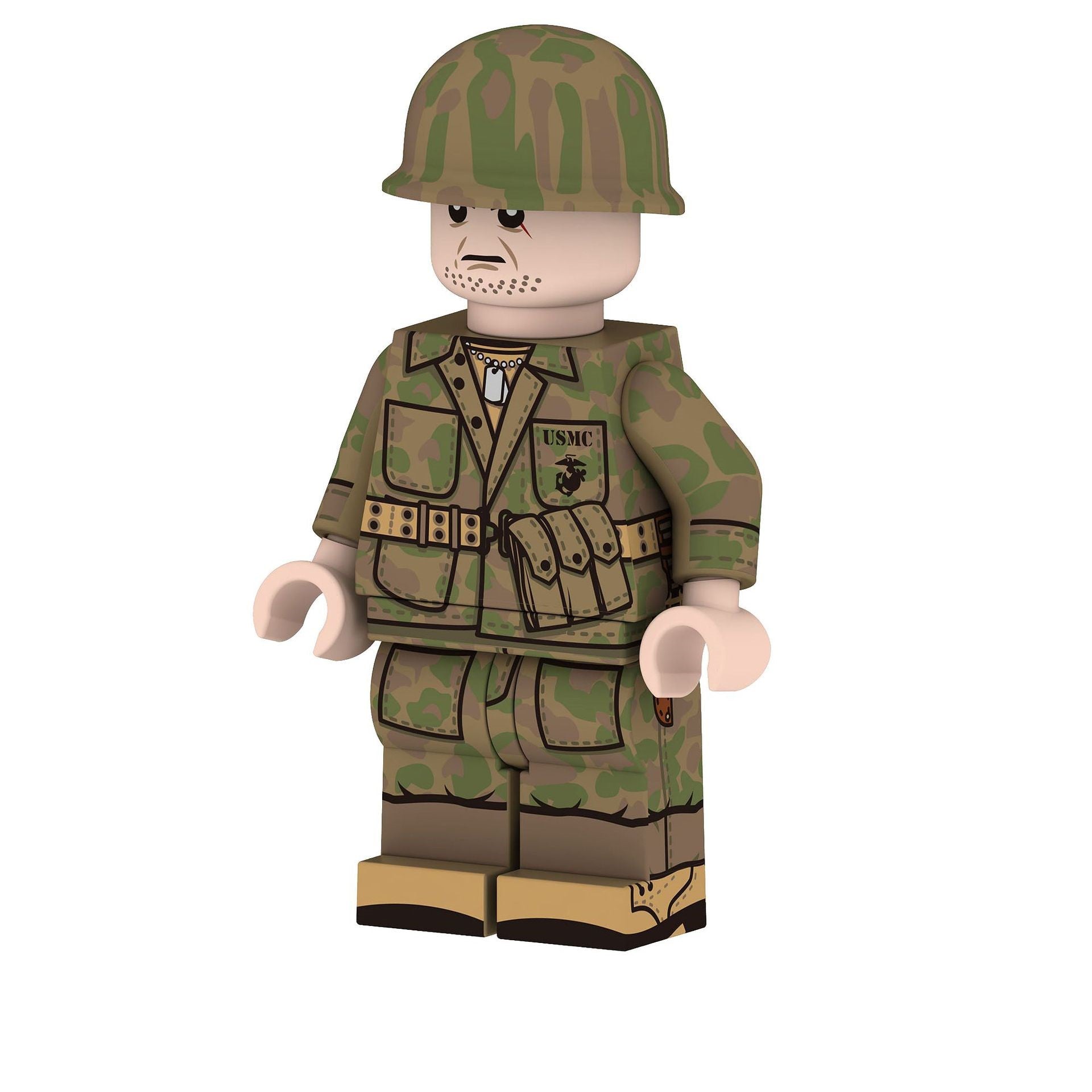 WWII - U.S. Marine Corps - 6 Man Squad - Mil-Blox - Mil-Blox