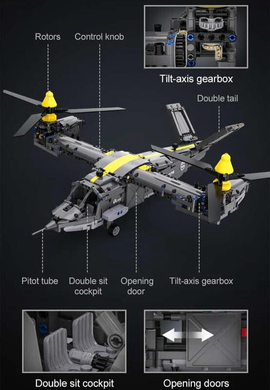 Remote Controlled V-280 Valor - Mil-Blox - Mil-Blox