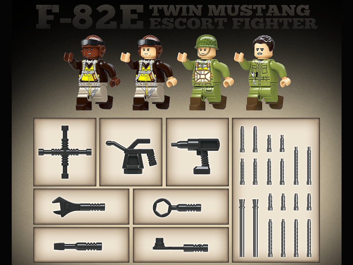 WWII -  F-82E Twin Mustang - Mil-Blox