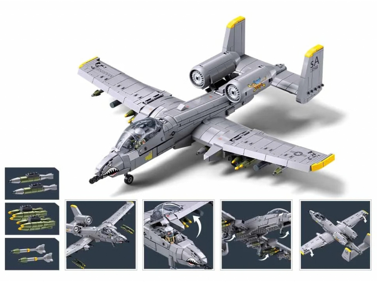 A-10 Shark Grin Warthog - Mil-Blox