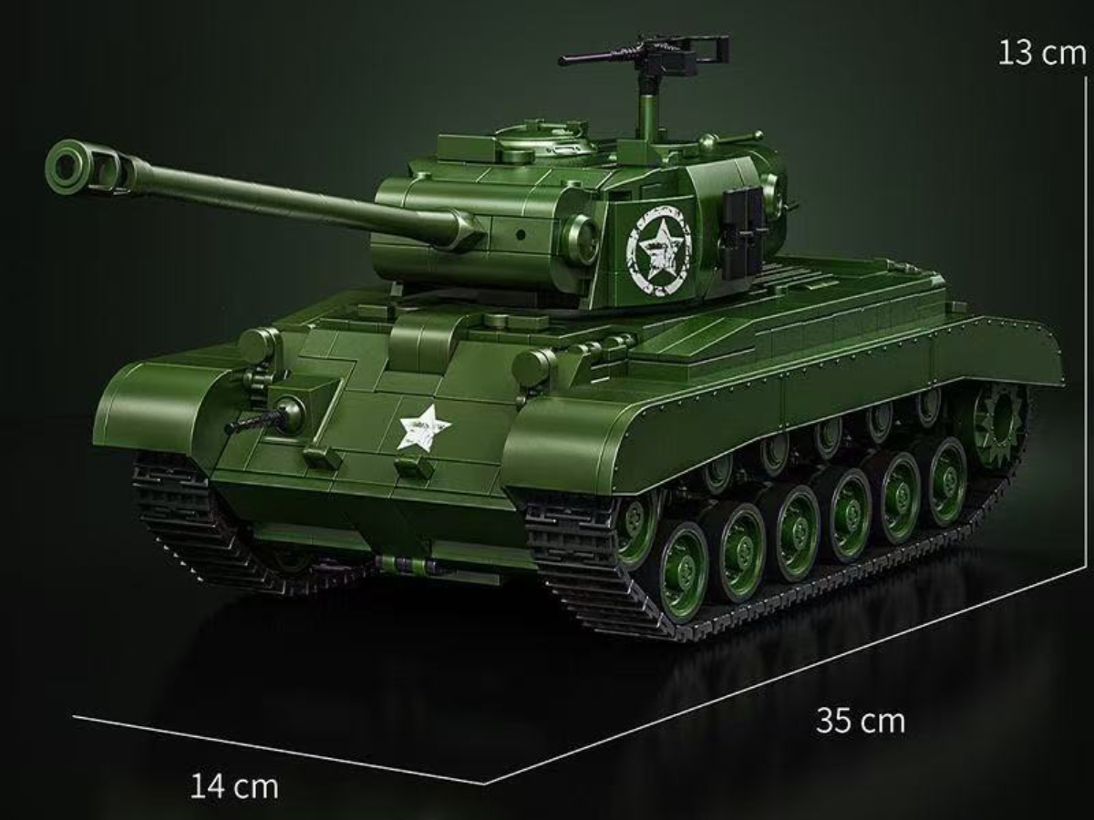 WWII - M26 Pershing Tank - Legendary Series - Mil-Blox