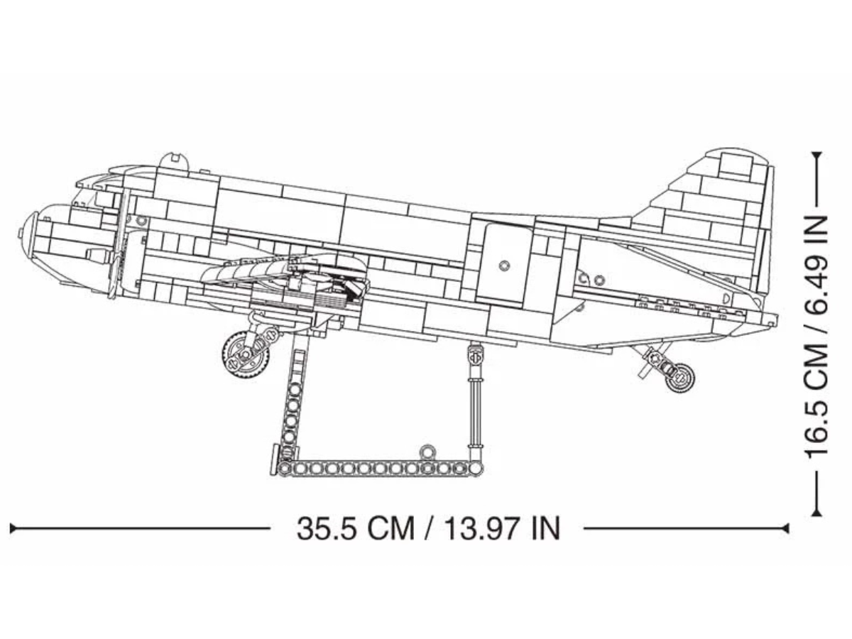 WWII - C-47 Skytrain OD Version - Mil-Blox