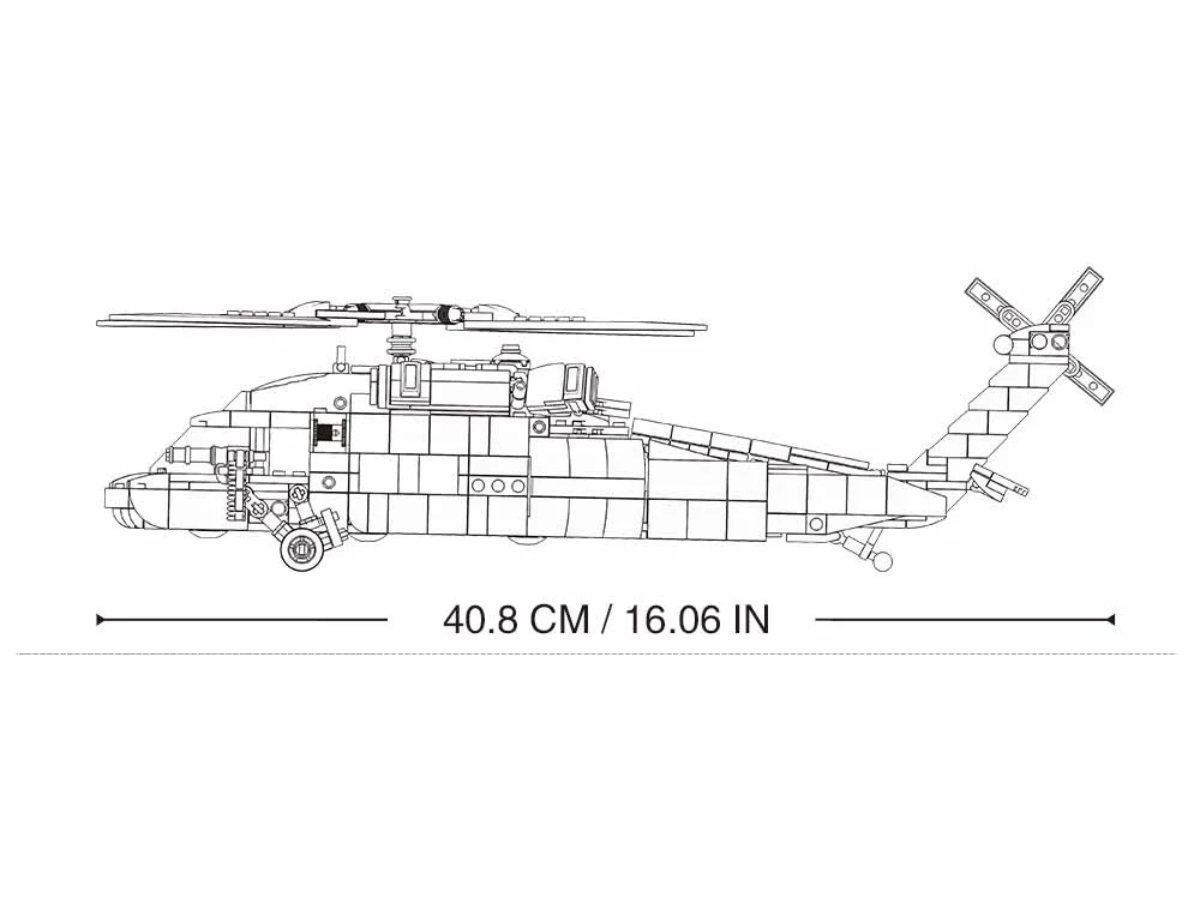 Medivac Blackhawk Helicopter - Mil-Blox