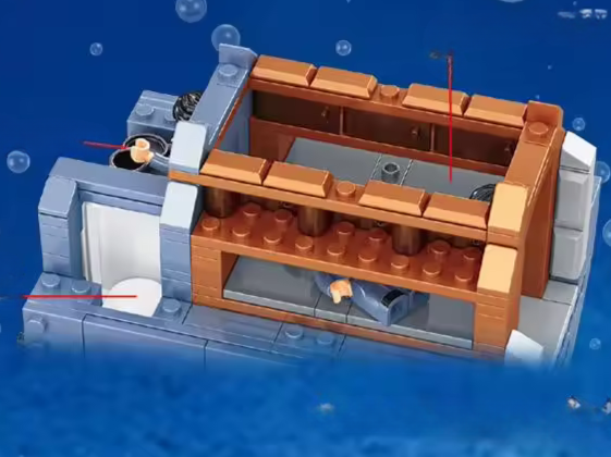 WWII - German Type VIIC U-Boat Submarine - Legendary Series - Mil-Blox - Mil-Blox