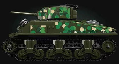 WWII - Remote Controlled U.S. M-4 Sherman Tank - Mil-Blox - Mil-Blox