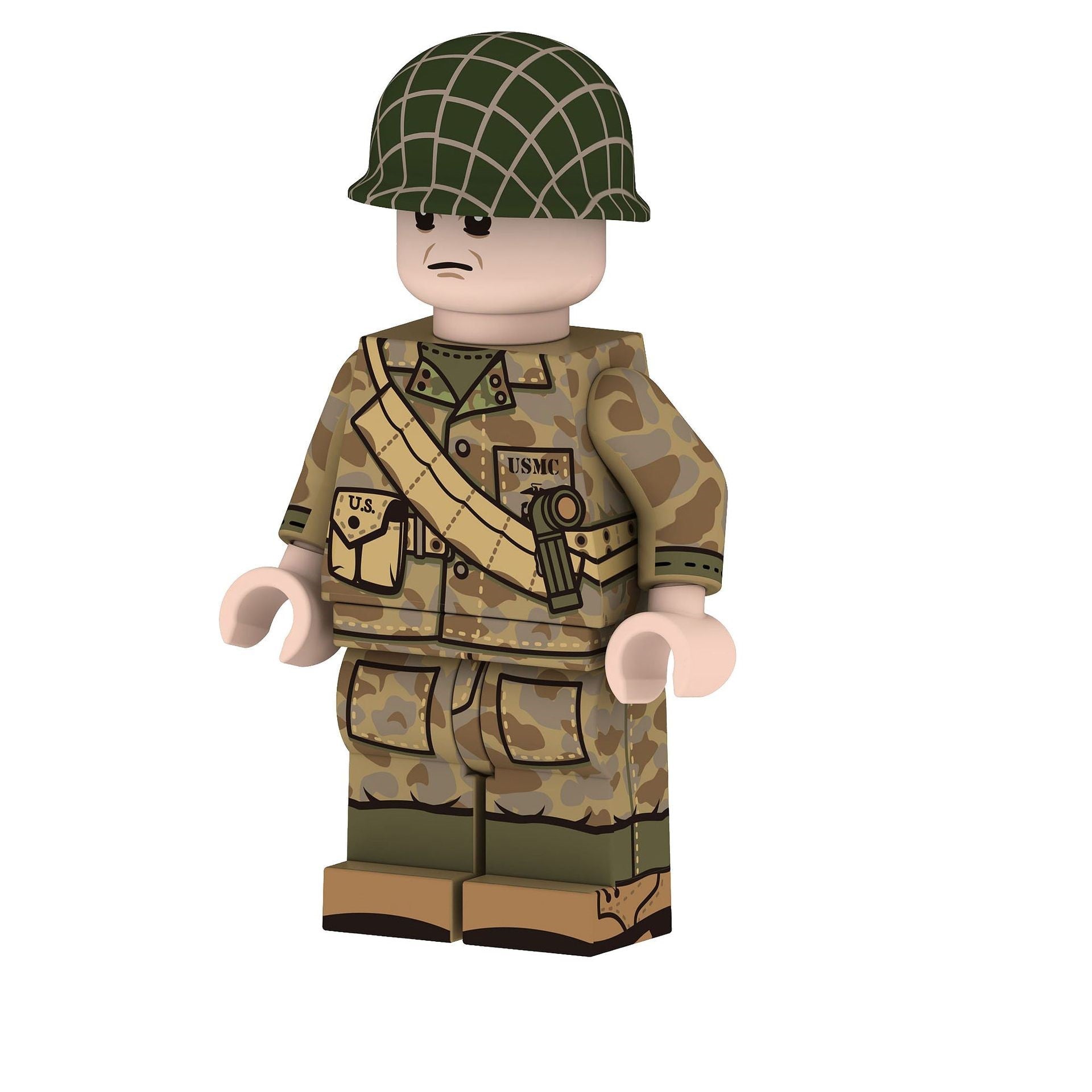 WWII - U.S. Marine Corps - 6 Man Squad - Mil-Blox - Mil-Blox