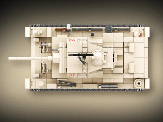 WWII - German Panzer 3 Battle Tank - Mil-Blox - Mil-Blox